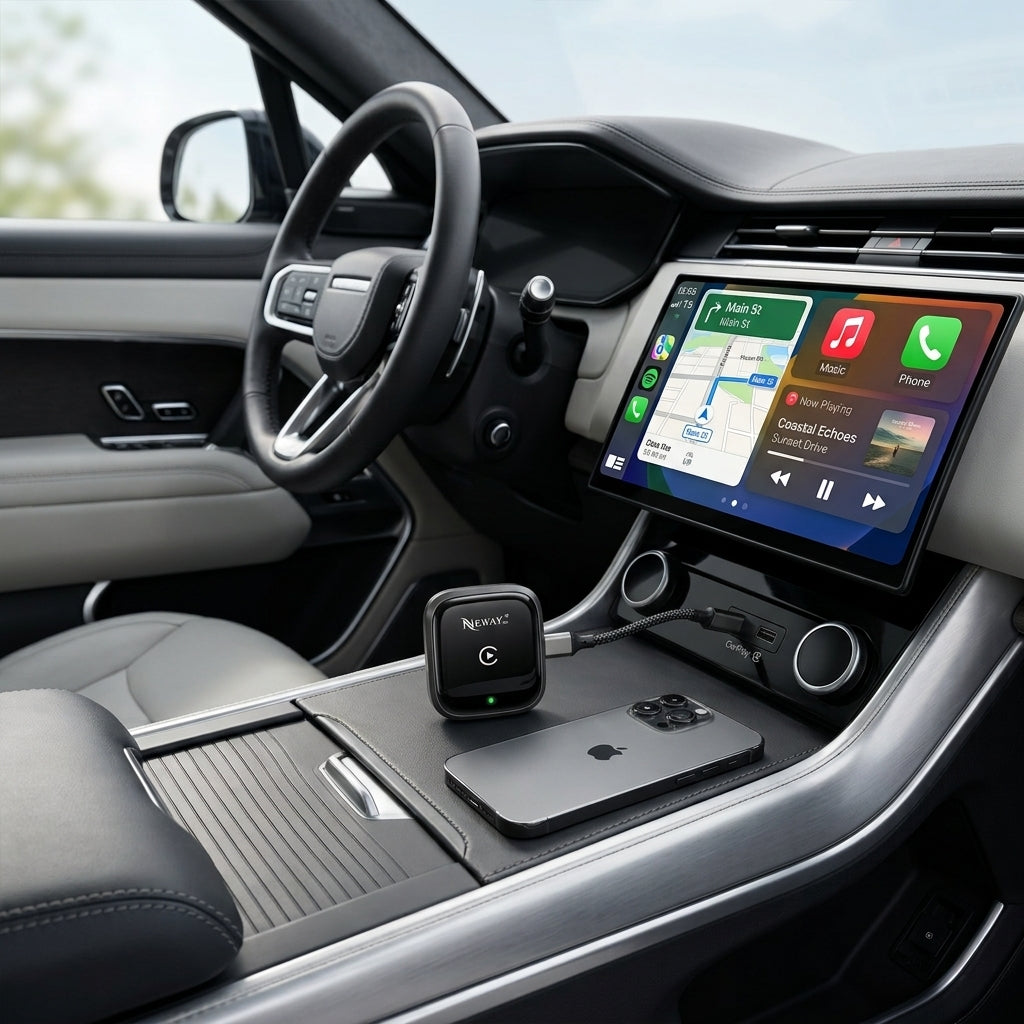 Adaptateur CarPlay Sans Fil NewayLink avec Câble USB
