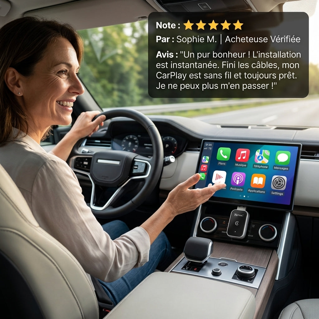 Adaptateur CarPlay Sans Fil USB NewayLink