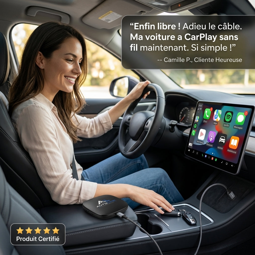 Box Android et Carplay Android Auto Sans Fil